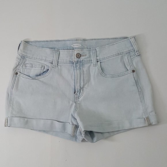 Women's OLD NAVY Casual Shorts Size 6 Light Blue - Picture 1 of 5